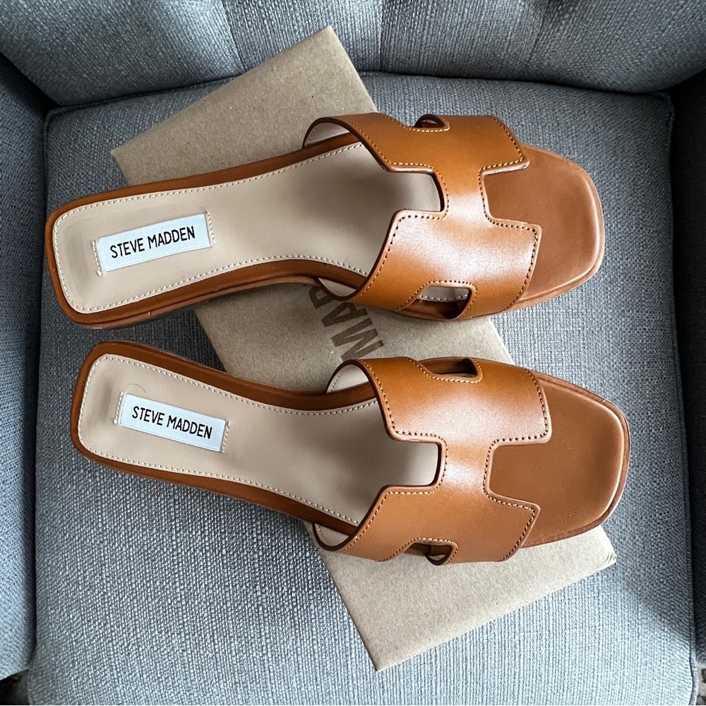 Steve Madden Haydn sandal in Cognac, size 10